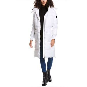 NOIZE Reo Long down Puffer Coat with hood size small